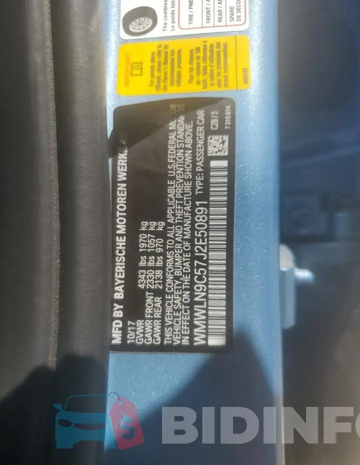 WMWLN9C57J2E50891 Photo# 12