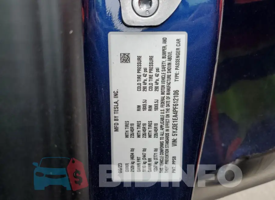 5YJ3E1EA4PF612106 Photo# 13