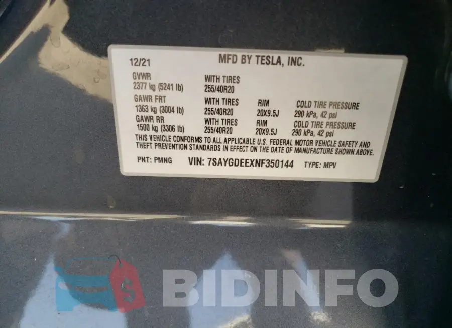 7SAYGDEEXNF350144 Photo# 14