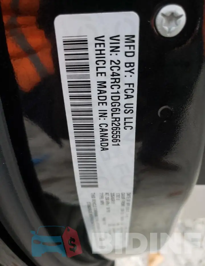 2C4RC1DG6LR265561 Photo# 13