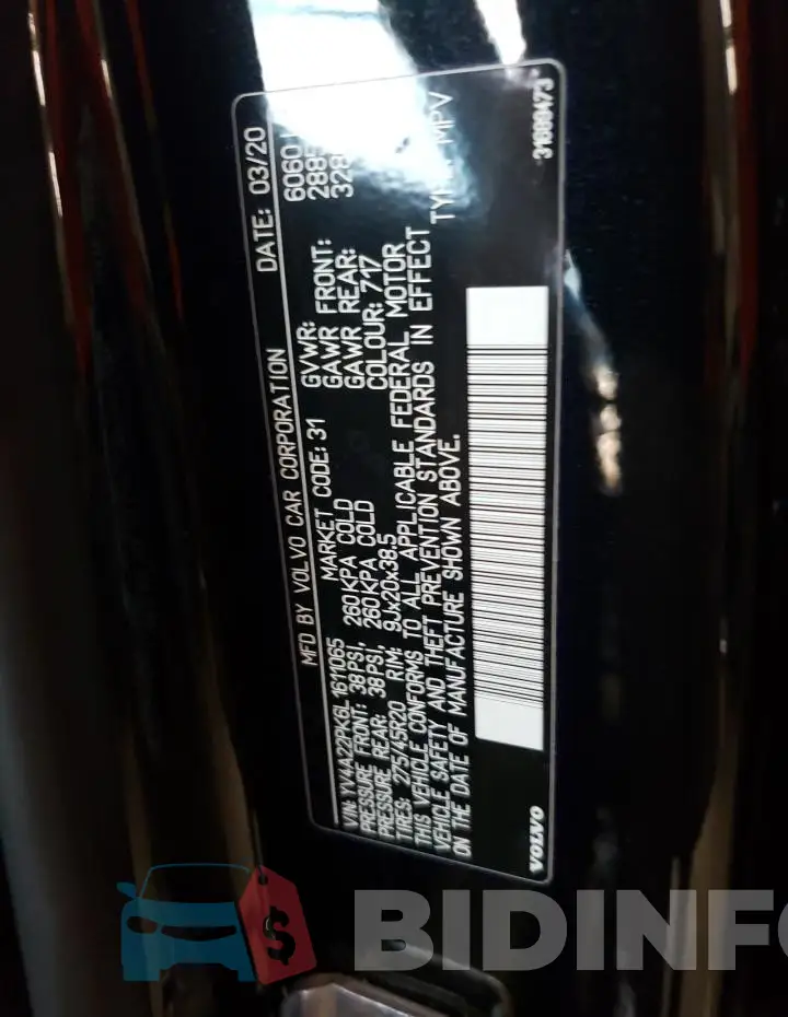 YV4A22PK6L1611065 Photo# 14