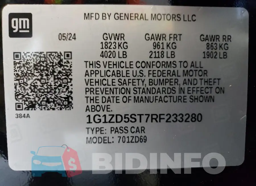 1G1ZD5ST7RF233280 Photo# 12