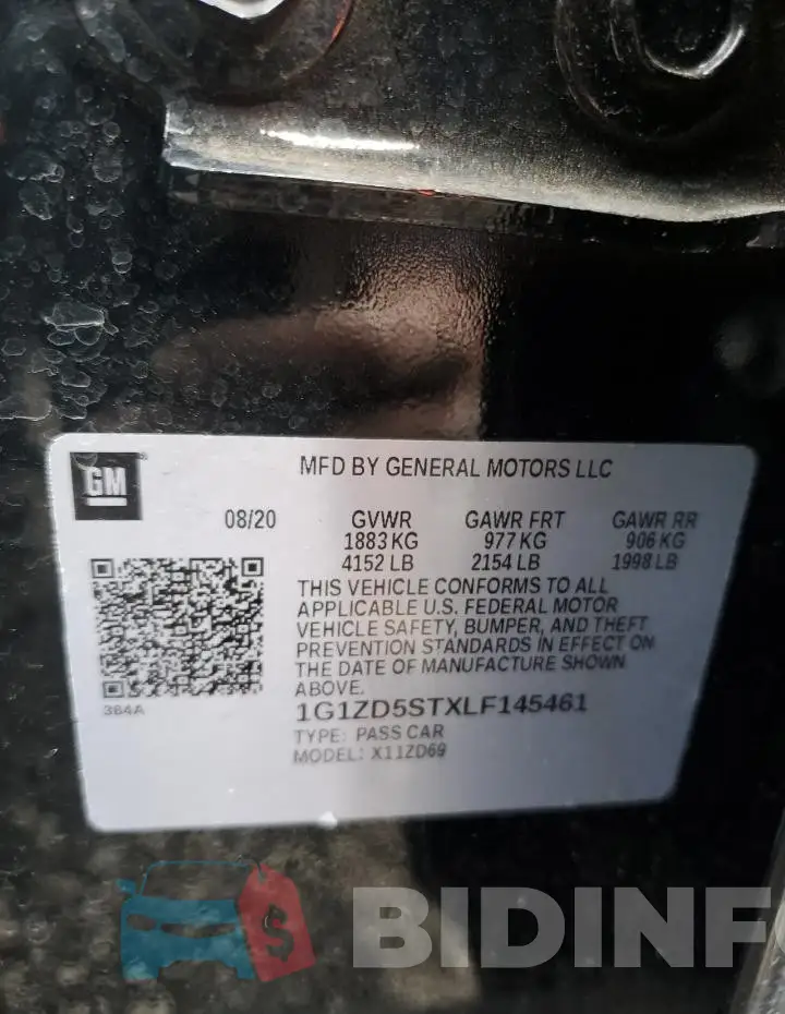 1G1ZD5STXLF145461 Photo# 12