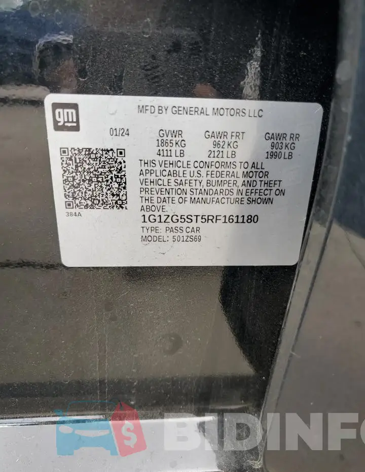 1G1ZG5ST5RF161180 Photo# 12