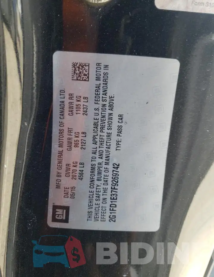 2G1FD1E37F9269742 Photo# 12