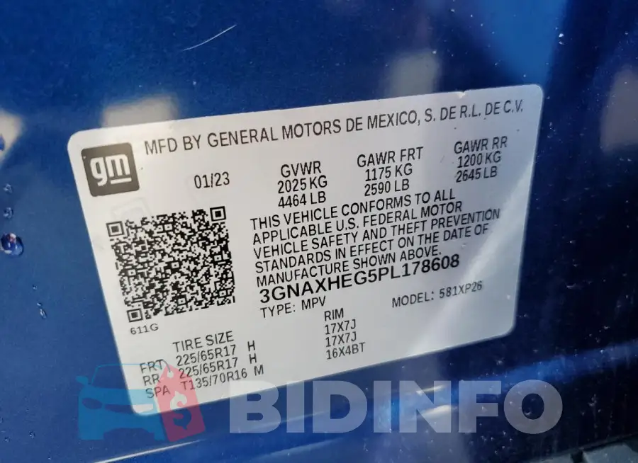 3GNAXHEG5PL178608 Photo# 12