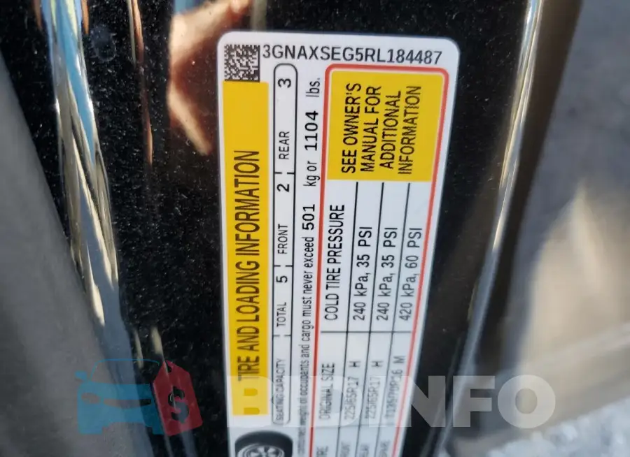 3GNAXSEG5RL184487 Photo# 14