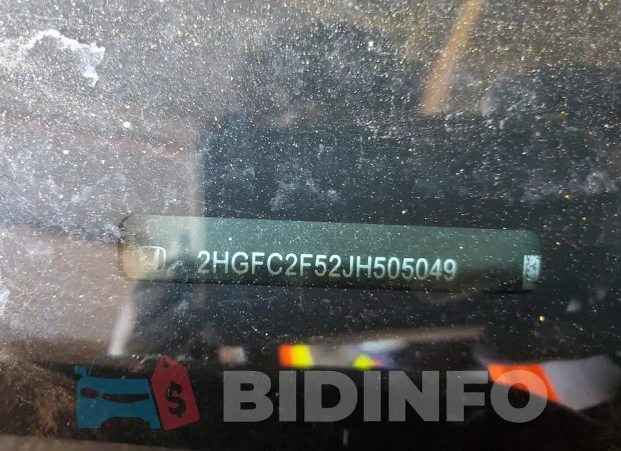 2HGFC2F52JH505049 Photo# 12