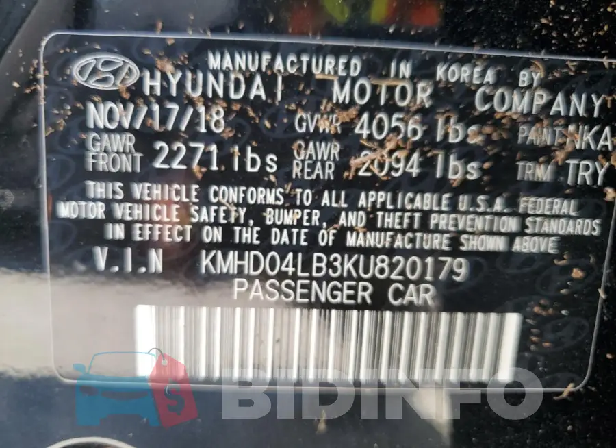 KMHD04LB3KU820179 Photo# 13