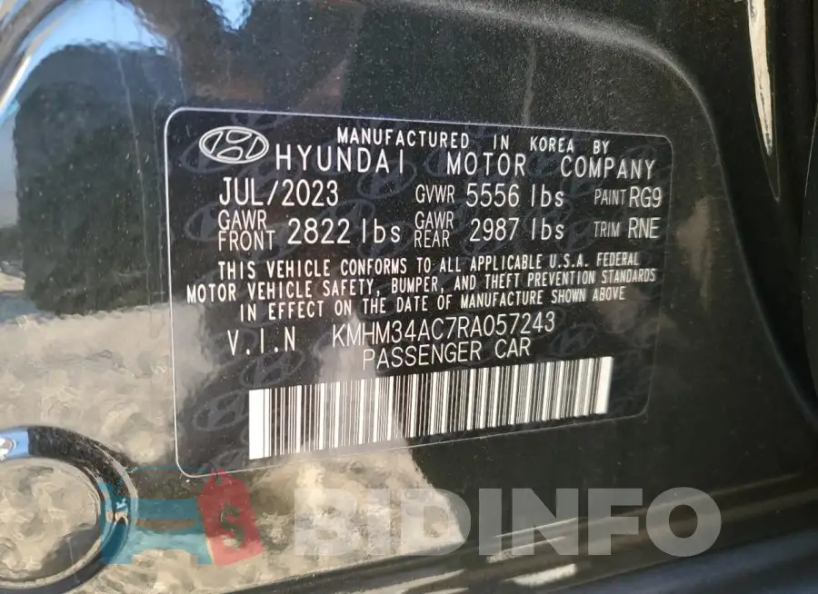 KMHM34AC7RA057243 Photo# 12