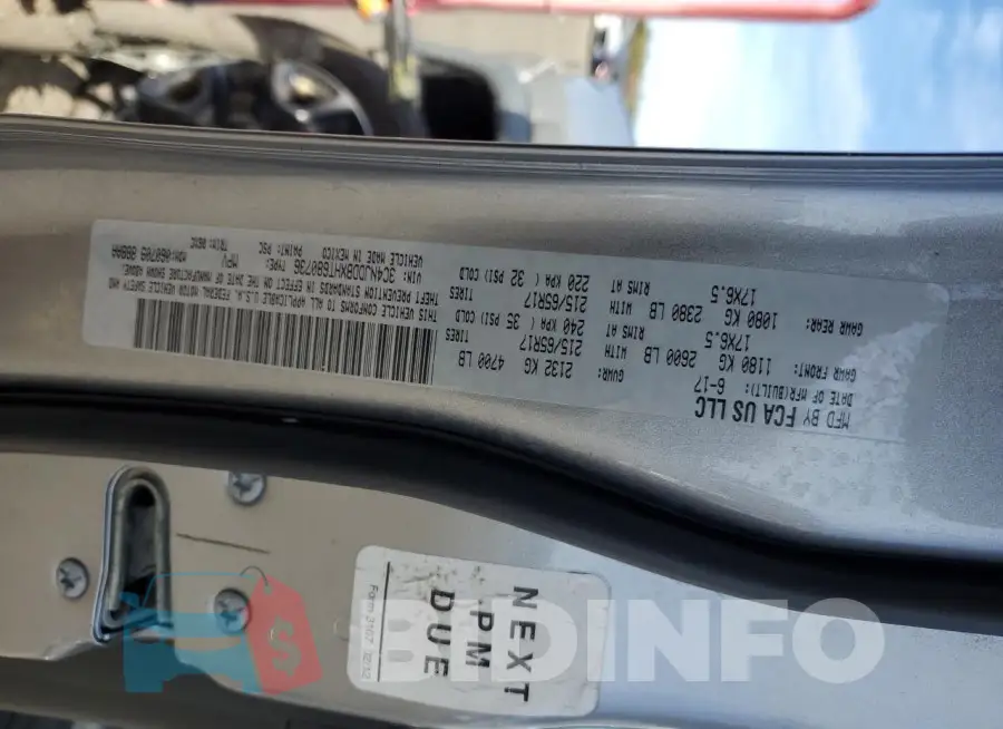 3C4NJDDBXHT680736 Photo# 12