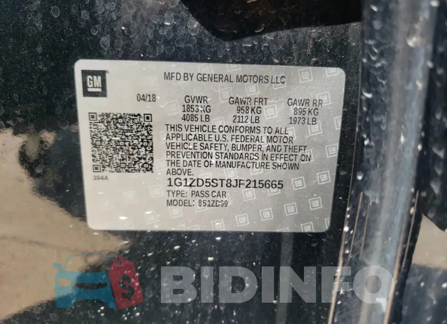 1G1ZD5ST8JF215665 Photo# 12