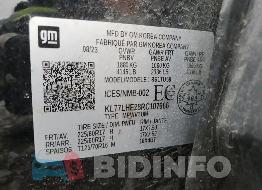 KL77LHE28RC107966 Photo# 14