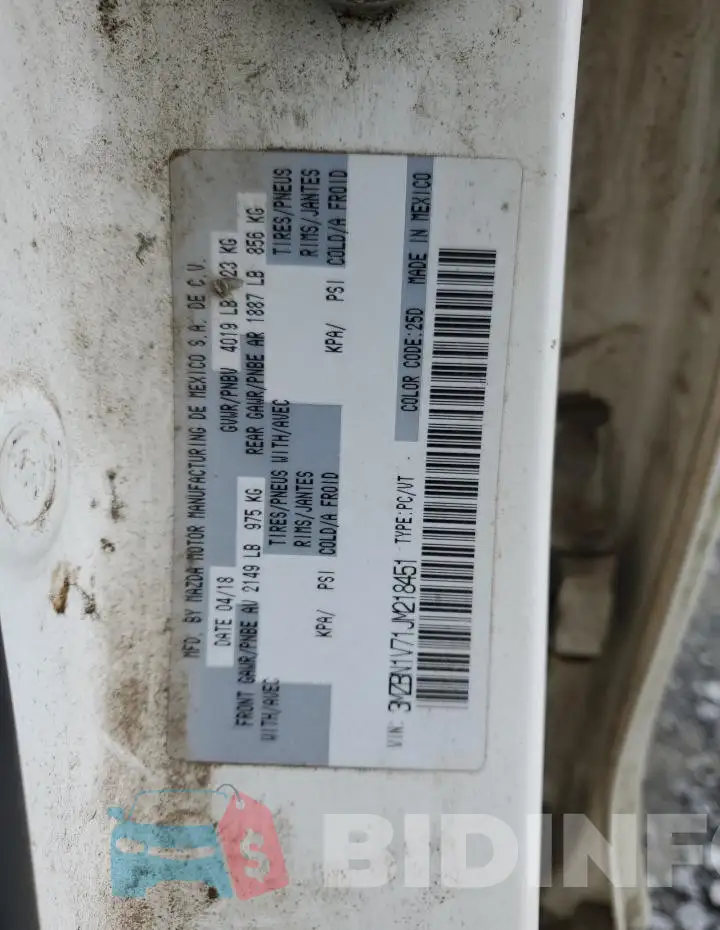 3MZBN1V71JM218451 Photo# 12