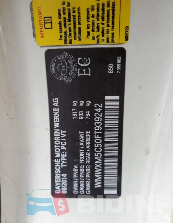 WMWXM5C50FT939242 Photo# 13
