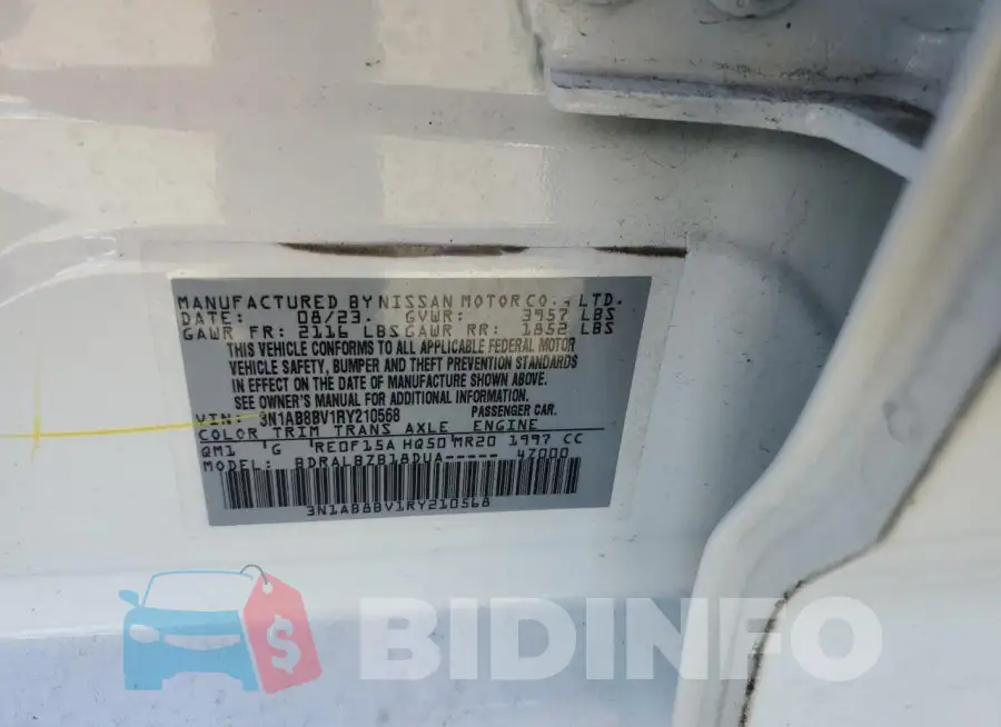 3N1AB8BV1RY210568 Photo# 13