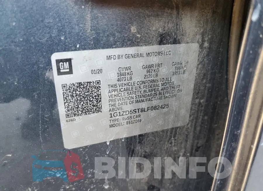 1G1ZD5ST8LF082425 Photo# 13