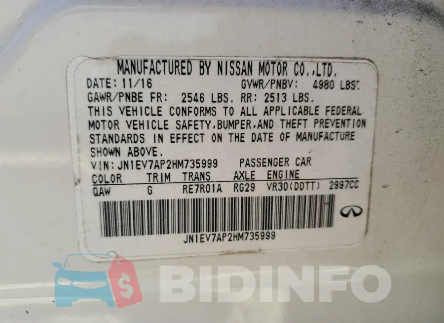 JN1EV7AP2HM735999 Photo# 12