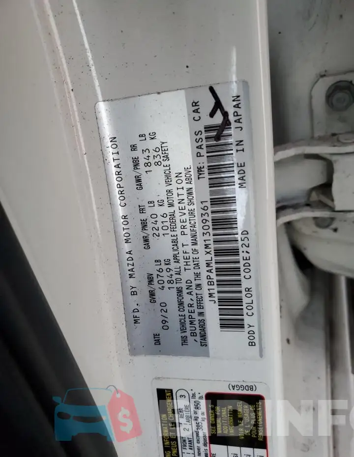 JM1BPAMLXM1309361 Photo# 13