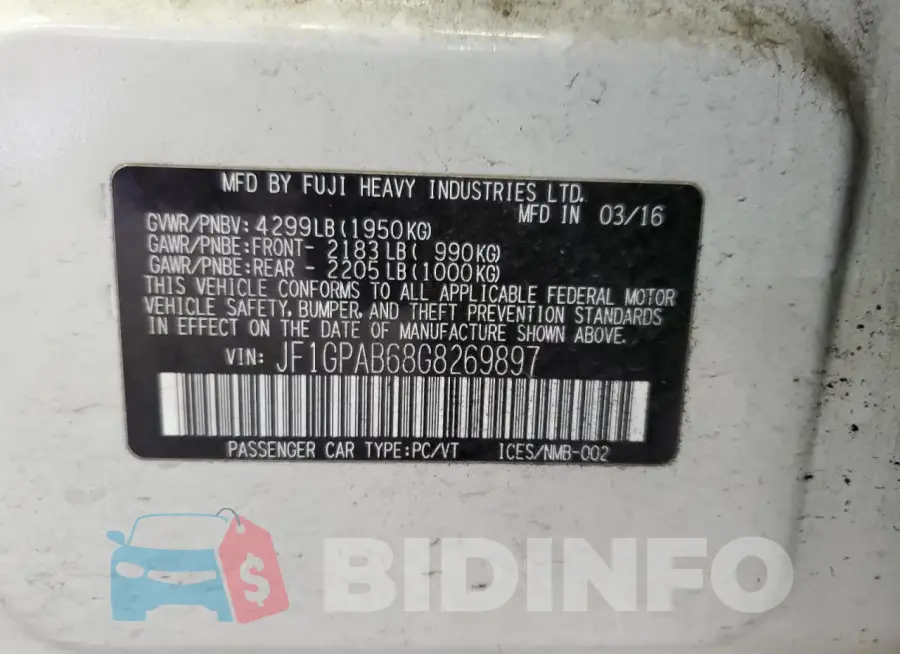 JF1GPAB68G8269897 Photo# 13