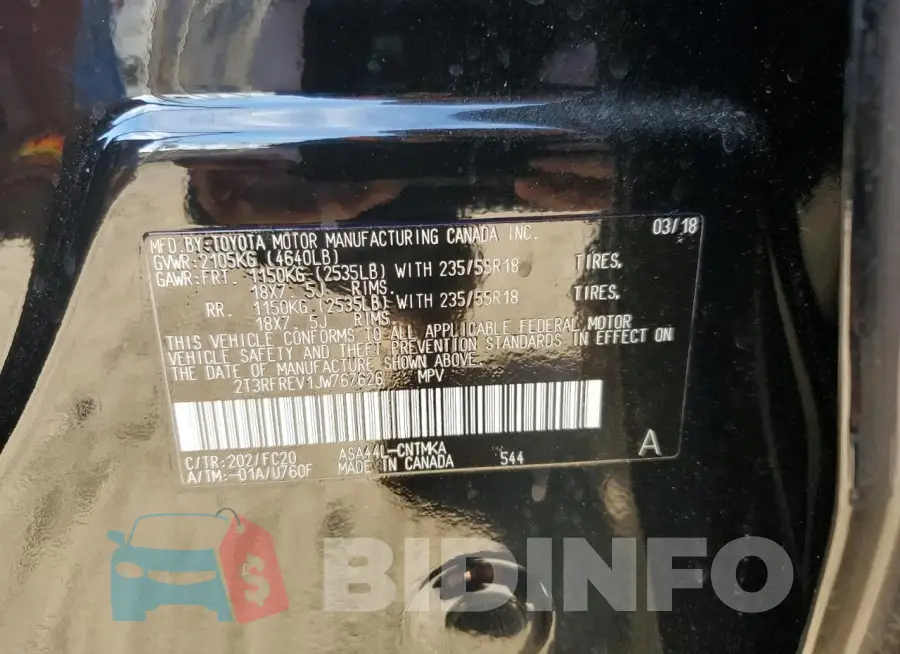 2T3RFREV1JW767626 Photo# 13