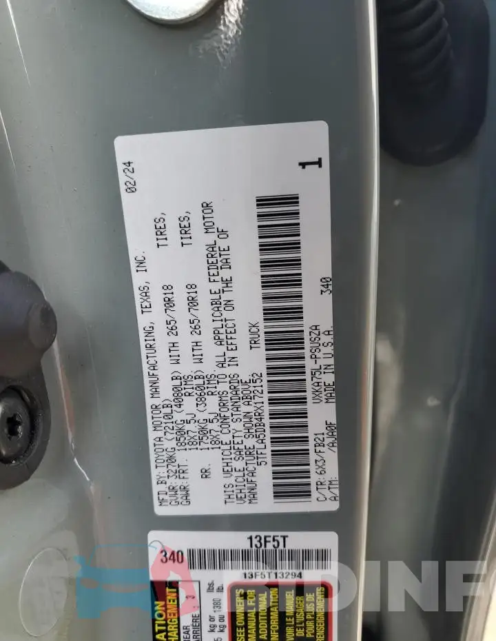 5TFLA5DB4RX172152 Photo# 13