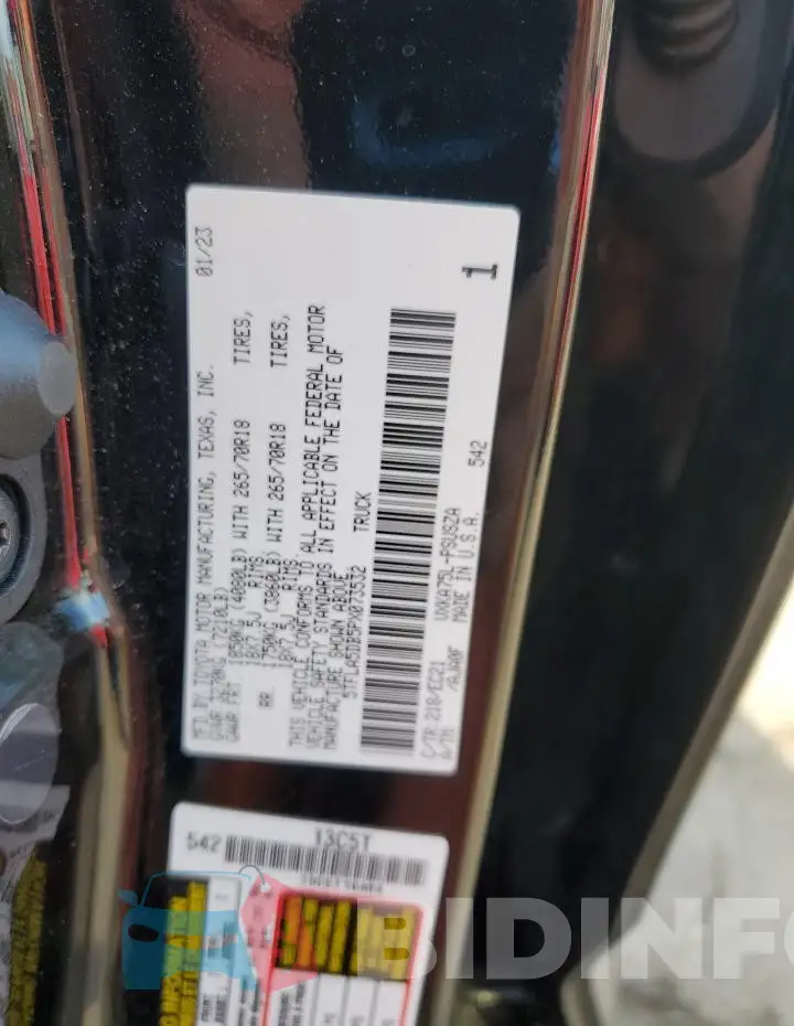 5TFLA5DB5PX073532 Photo# 13