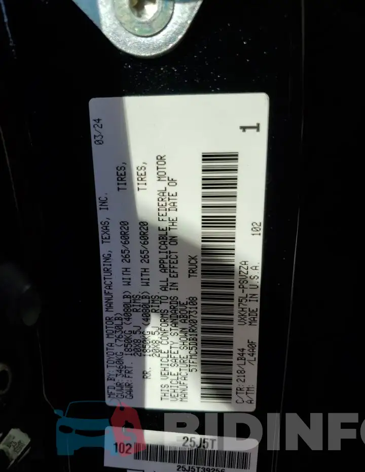 5TFMC5DB1RX073108 Photo# 13