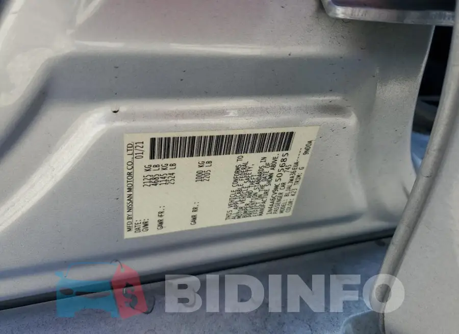 1N4AA6CV9MC505685 Photo# 12