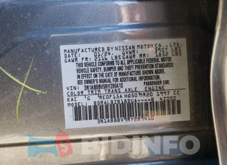 3N1AB8BV9RY289410 Photo# 12