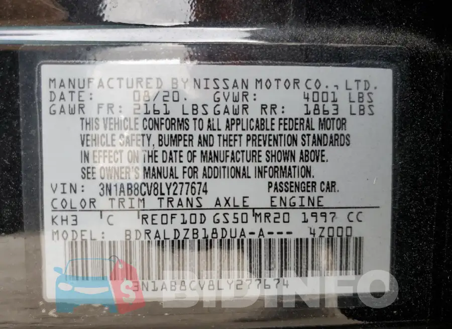 3N1AB8CV8LY277674 Photo# 12
