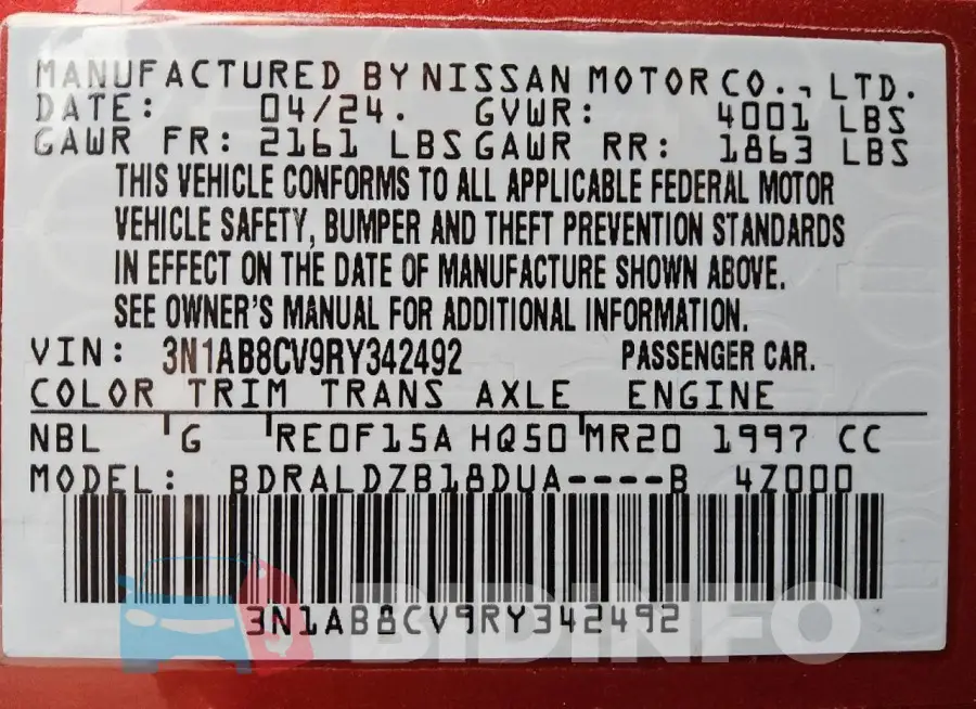 3N1AB8CV9RY342492 Photo# 13