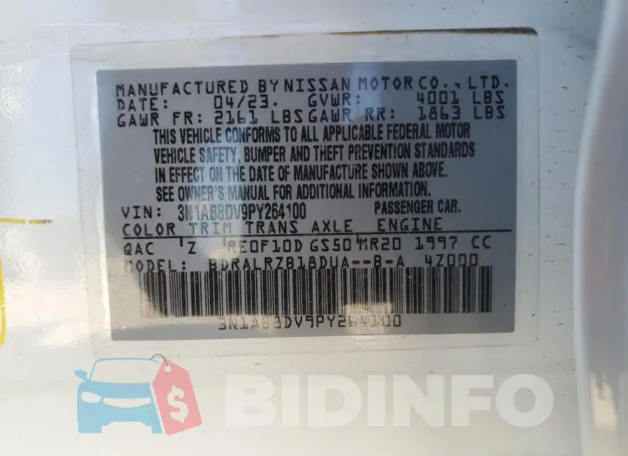 3N1AB8DV9PY264100 Photo# 12