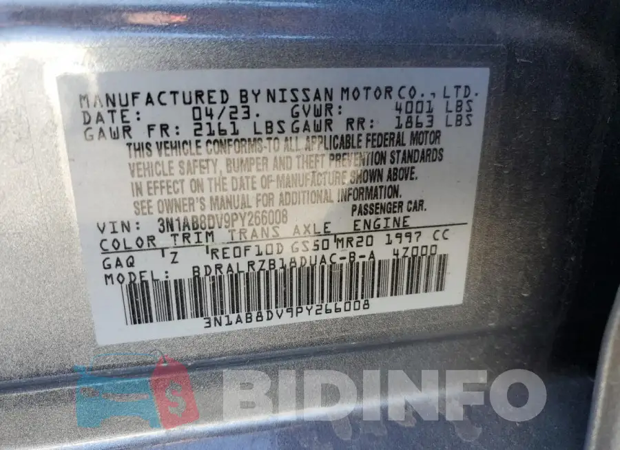 3N1AB8DV9PY266008 Photo# 12