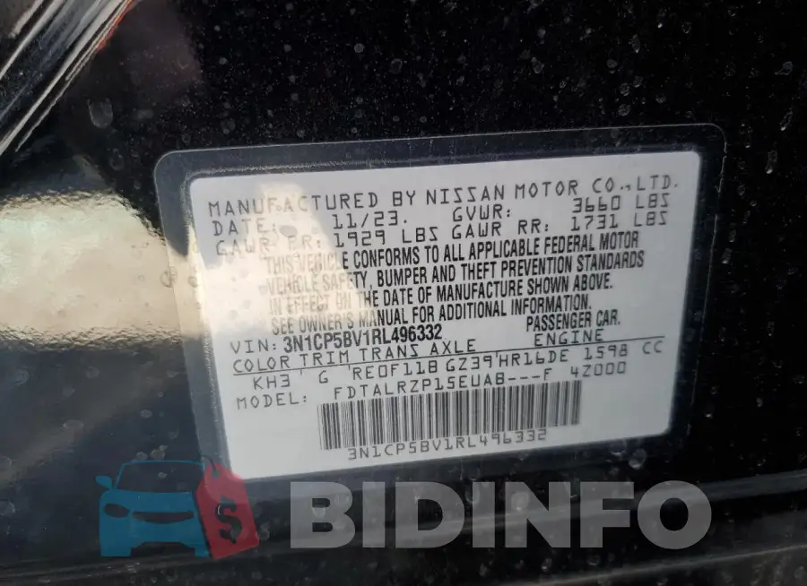 3N1CP5BV1RL496332 Photo# 14