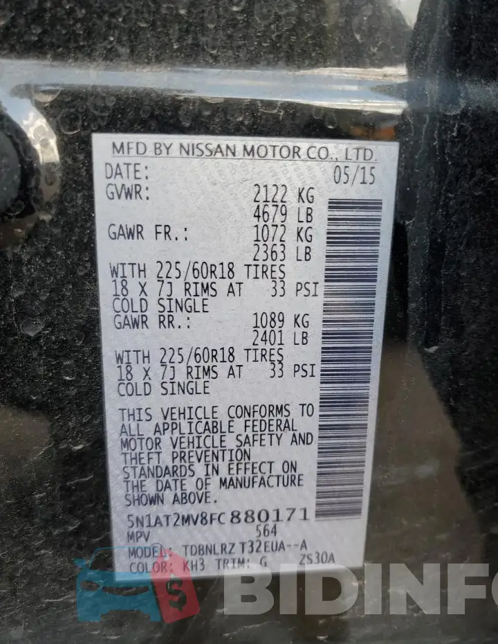 5N1AT2MV8FC880171 Photo# 13