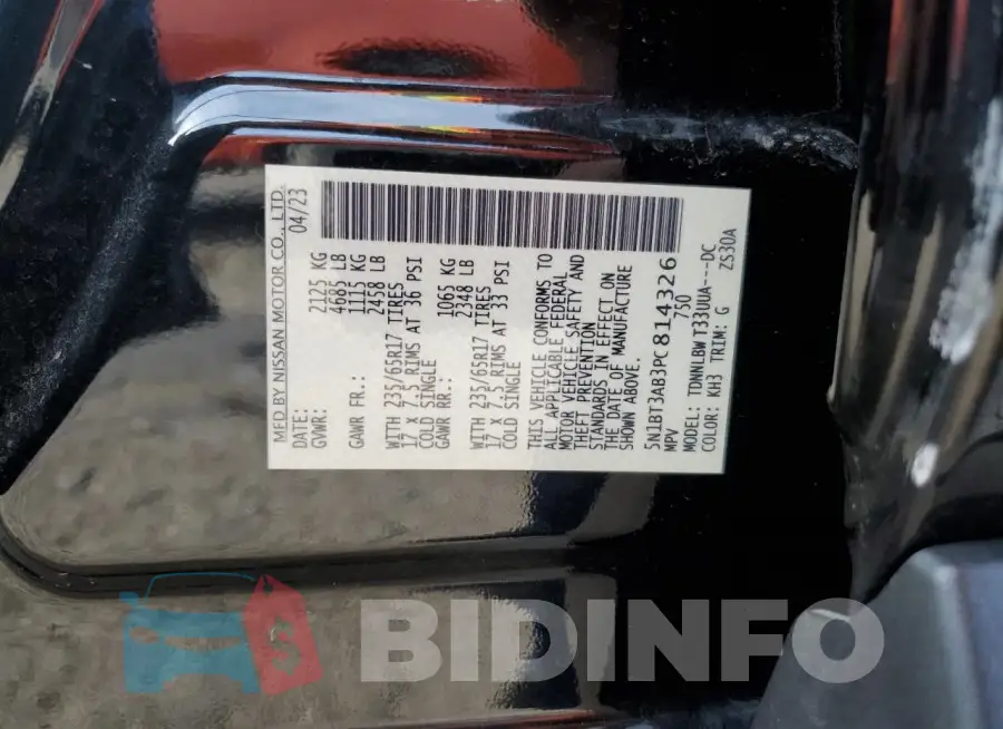 5N1BT3AB3PC814326 Photo# 13