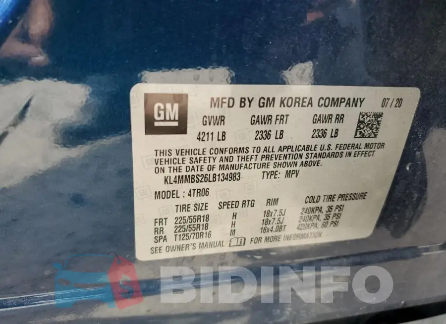 KL4MMBS26LB134983 Photo# 13