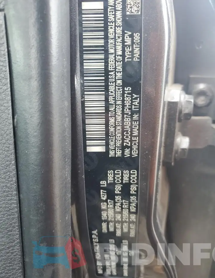 ZACCJABB7JPH68715 Photo# 13