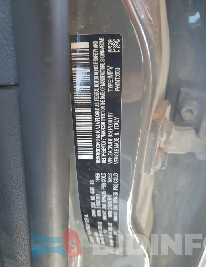 ZACNJBBB5LPL00187 Photo# 14