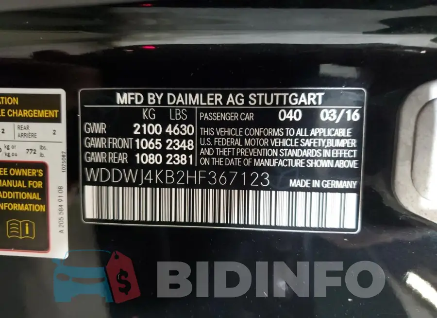 WDDWJ4KB2HF367123 Photo# 12