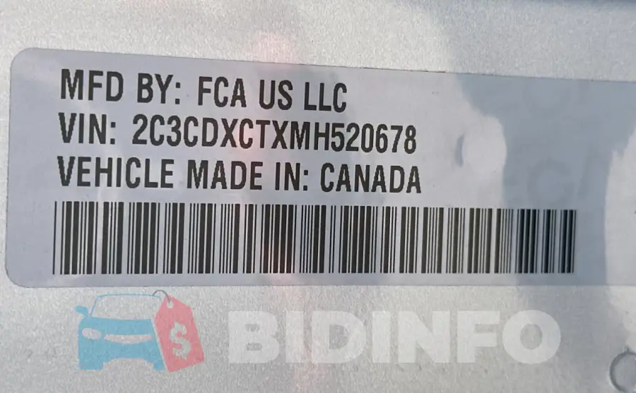 2C3CDXCTXMH520678 Photo# 10