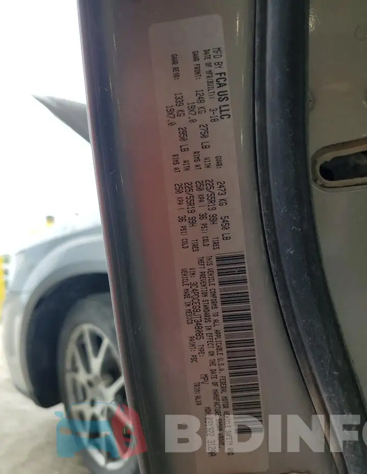 3C4PDCEG9JT348085 Photo# 13