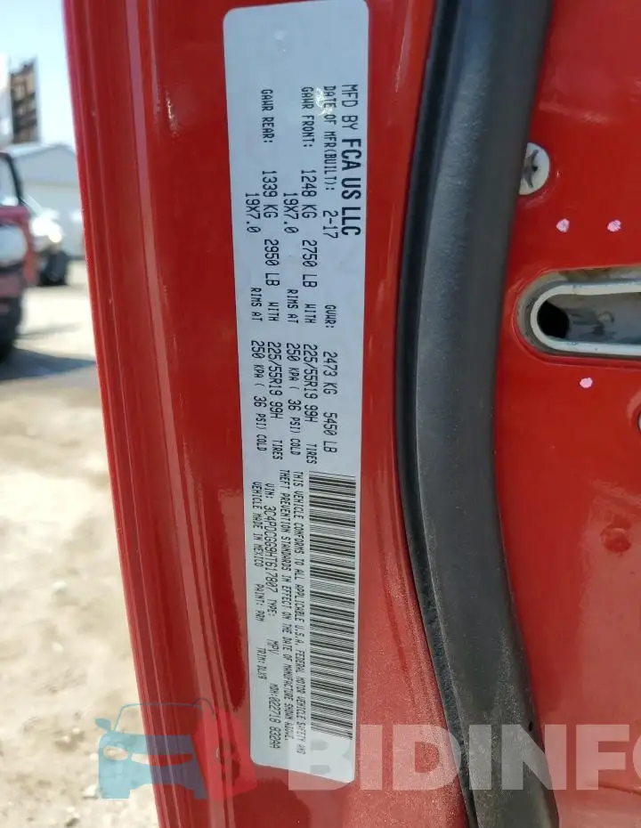 3C4PDCGG9HT617807 Photo# 12