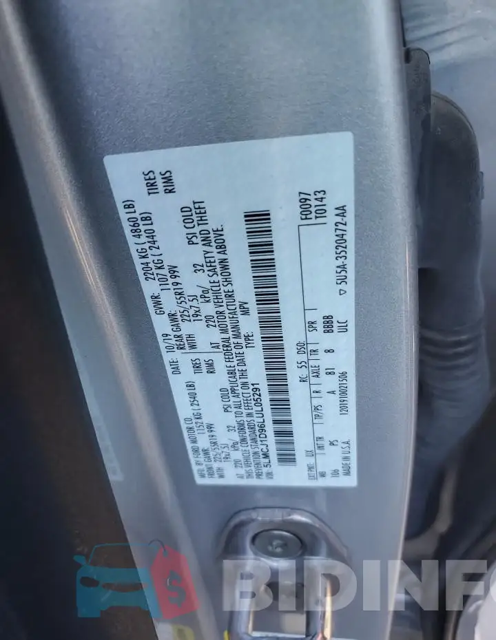 5LMCJ1D96LUL05291 Photo# 12