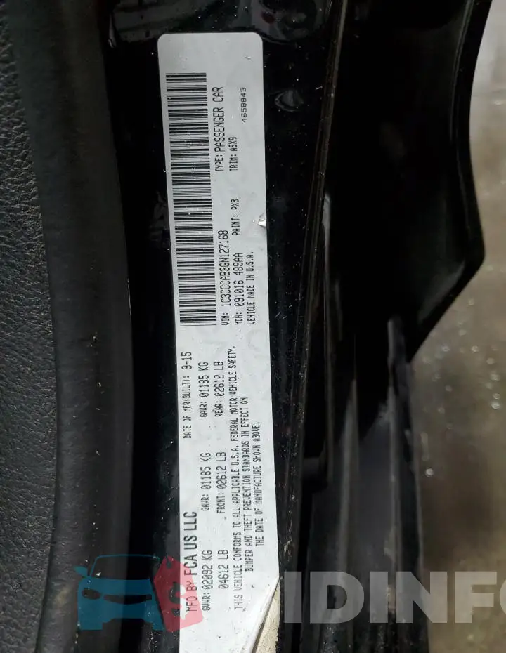 1C3CCCAB3GN127168 Photo# 12