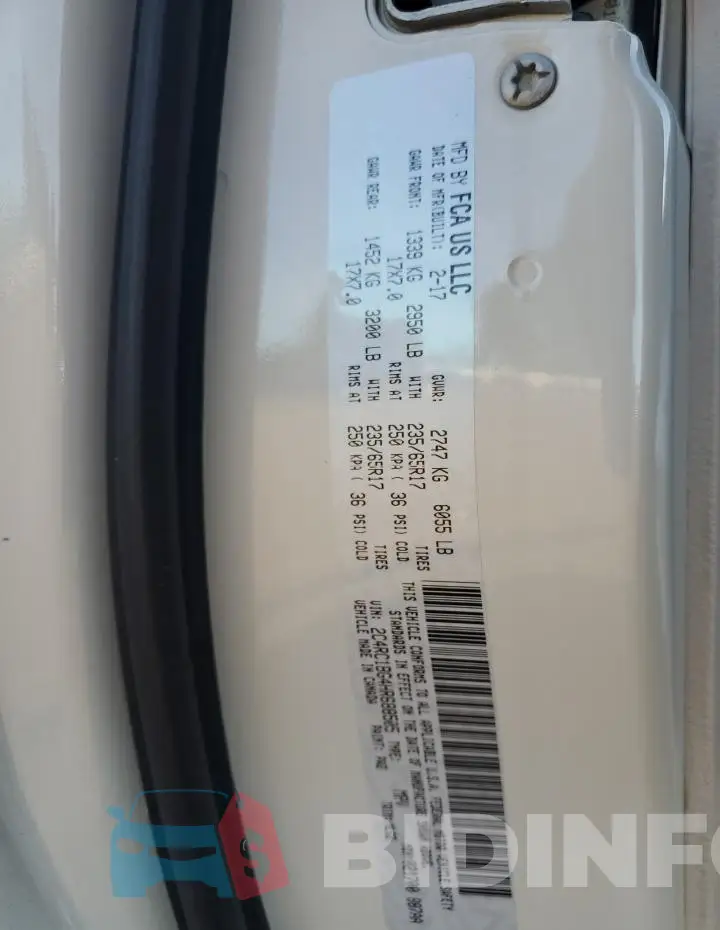 2C4RC1BG4HR688505 Photo# 12