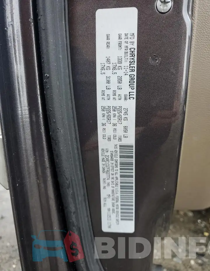 2C4RC1CG7FR627774 Photo# 14