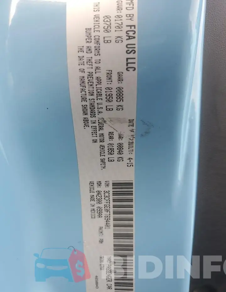 3C3CFFGE0FT694401 Photo# 12