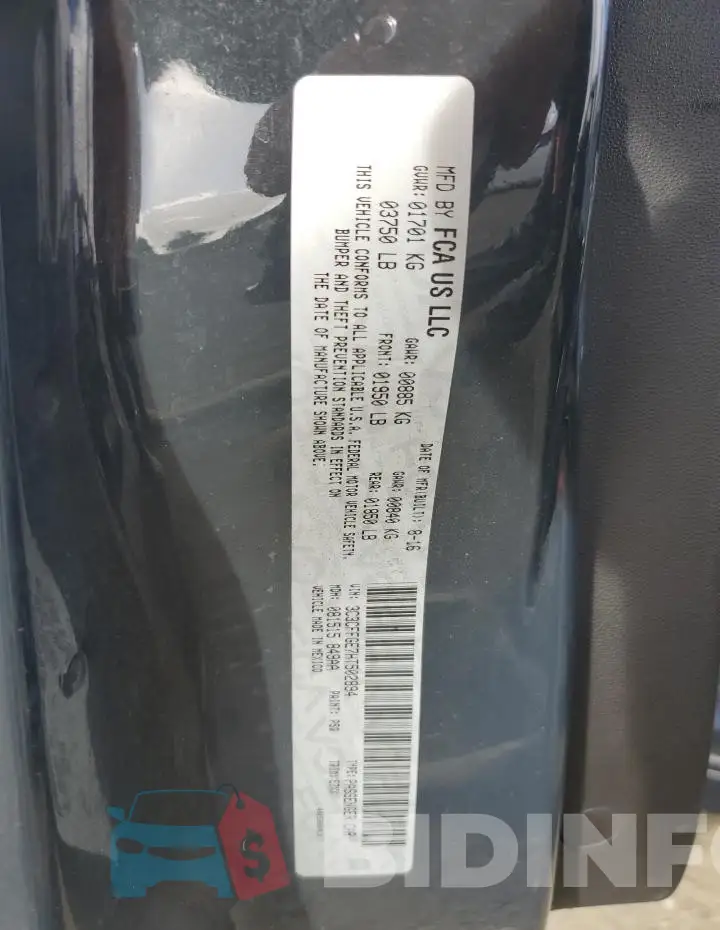3C3CFFGE7HT502894 Photo# 11